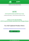 CFE-Fraud-Prevention-and-Deterrence Dumps - Pass with Latest ACFE CFE-Fraud-Prevention-and-Deterrence Exam Dumps