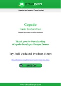 Copado-Developer Dumps - Pass with Latest Copado-Developer Exam Dumps