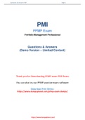 PMI PfMP Dumps Easily Available In PDF Format