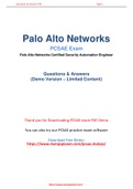 Paloalto Networks PCSAE Dumps Easily Available In PDF Format