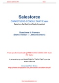 Salesforce OmniStudio-Consultant Dumps Easily Available In PDF Format