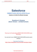 Salesforce OmniStudio-Developer Dumps Easily Available In PDF Format