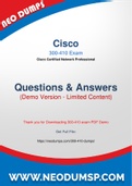 Reliable And Updated Cisco 300-410 Dumps PDF