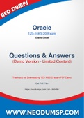 Reliable And Updated Oracle 1Z0-1063-20 Dumps PDF