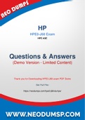 Reliable And Updated HP HPE0-J68 Dumps PDF