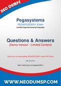 Reliable And Updated Pegasystems PEGAPCDC85V1 Dumps PDF