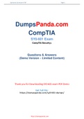 New Reliable and Realistic CompTIA SY0-601 Dumps