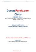 New Reliable and Realistic Cisco 350-801 Dumps