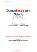 New Reliable and Realistic Splunk SPLK-3003 Dumps
