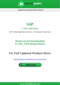 C_SAC_2102 Dumps - Pass with Latest SAP C_SAC_2102 Exam Dumps