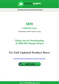 C1000-083 Dumps - Pass with Latest IBM C1000-083 Exam Dumps