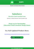 Education-Cloud-Consultant Dumps - Pass with Latest Salesforce Education-Cloud-Consultant Exam Dumps