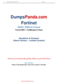 New Reliable and Realistic Fortinet NSE5_FMG-6.2 Dumps