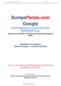 New Reliable and Realistic Google Professional-Cloud-DevOps-Engineer Dumps