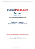 New Reliable and Realistic Scrum PSM-I Dumps