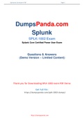 New Reliable and Realistic Splunk SPLK-1002 Dumps