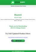 HC-611 Dumps - Pass with Latest Huawei HC-611 Exam Dumps
