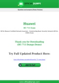 HC-711 Dumps - Pass with Latest Huawei HC-711 Exam Dumps