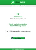 HPE0-V14 Dumps - Pass with Latest HP HPE0-V14 Exam Dumps