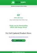HPE6-A80 Dumps - Pass with Latest HP HPE6-A80 Exam Dumps