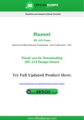 HC-224 Dumps - Pass with Latest Huawei HC-224 Exam Dumps