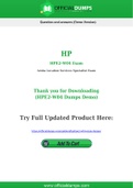 HPE2-W04 Dumps - Pass with Latest HP HPE2-W04 Exam Dumps