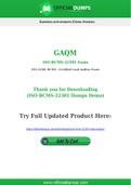 ISO-BCMS-22301 Dumps - Pass with Latest GAQM ISO-BCMS-22301 Exam Dumps