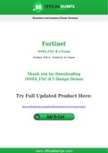 NSE6_FNC-8-5 Dumps - Pass with Latest Fortinet NSE6_FNC-8-5 Exam Dumps