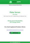 PCS Dumps - Pass with Latest Pulse Secure PCS Exam Dumps