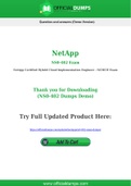 NS0-402 Dumps - Pass with Latest NetApp NS0-402 Exam Dumps