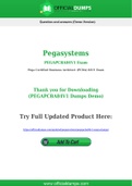 PEGAPCBA84V1 Dumps - Pass with Latest Pegasystems PEGAPCBA84V1 Exam Dumps