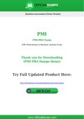 PMI-PBA Dumps - Pass with Latest PMI-PBA Exam Dumps