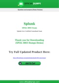 SPLK-3003 Dumps - Pass with Latest Splunk SPLK-3003 Exam Dumps
