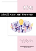 MNB1501 (business management) summary 2021