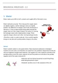biological molecules notes A Level Biology for OCR A 