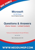 Reliable And Updated Microsoft AI-102 Dumps PDF