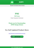 PMP Dumps - Pass with Latest PMI PMP Exam Dumps