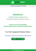 Marketing-Cloud-Consultant Dumps - Pass with Latest Salesforce Marketing-Cloud-Consultant Exam Dumps