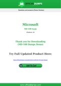 MD-100 Dumps - Pass with Latest Microsoft MD-100 Exam Dumps
