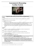 Case Study Assessment & Reasoning Cardiac System, John Gordon, 65 years old, (VERSION 2) Correct Study Guide, Download to Score A