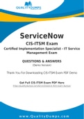 ServiceNow CIS-ITSM Dumps - Prepare Yourself For CIS-ITSM Exam