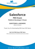 Salesforce PDII Dumps - Prepare Yourself For PDII Exam