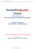 New Reliable and Realistic Oracle 1Z0-1085-20 Dumps
