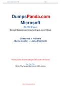New Reliable and Realistic Microsoft AI-100 Dumps