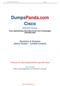 New Reliable and Realistic Cisco 350-601 Dumps