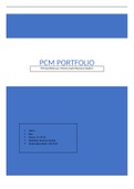 PCM portfolio 1 (Jaar 1, Business Studies, cijfer: 9,5!)