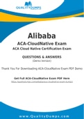 Alibaba ACA-CloudNative Dumps - Prepare Yourself For ACA-CloudNative Exam