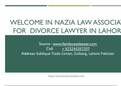 Hire Expert Family Lawyer in Lahore For 100% Success in Lawsuit