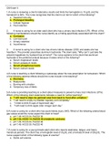 CM 4 Exam 5 Questions and Answers- Keiser University