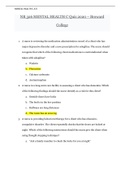  NR 326 MENTAL HEALTH A&comma; B & C Quiz &ndash; Broward College &lpar;GRADED&rpar;